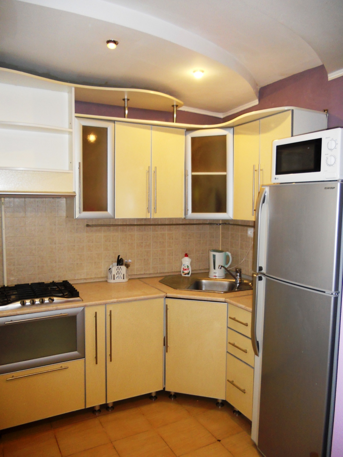 3-к. квартира, 64 м², 4 кровати