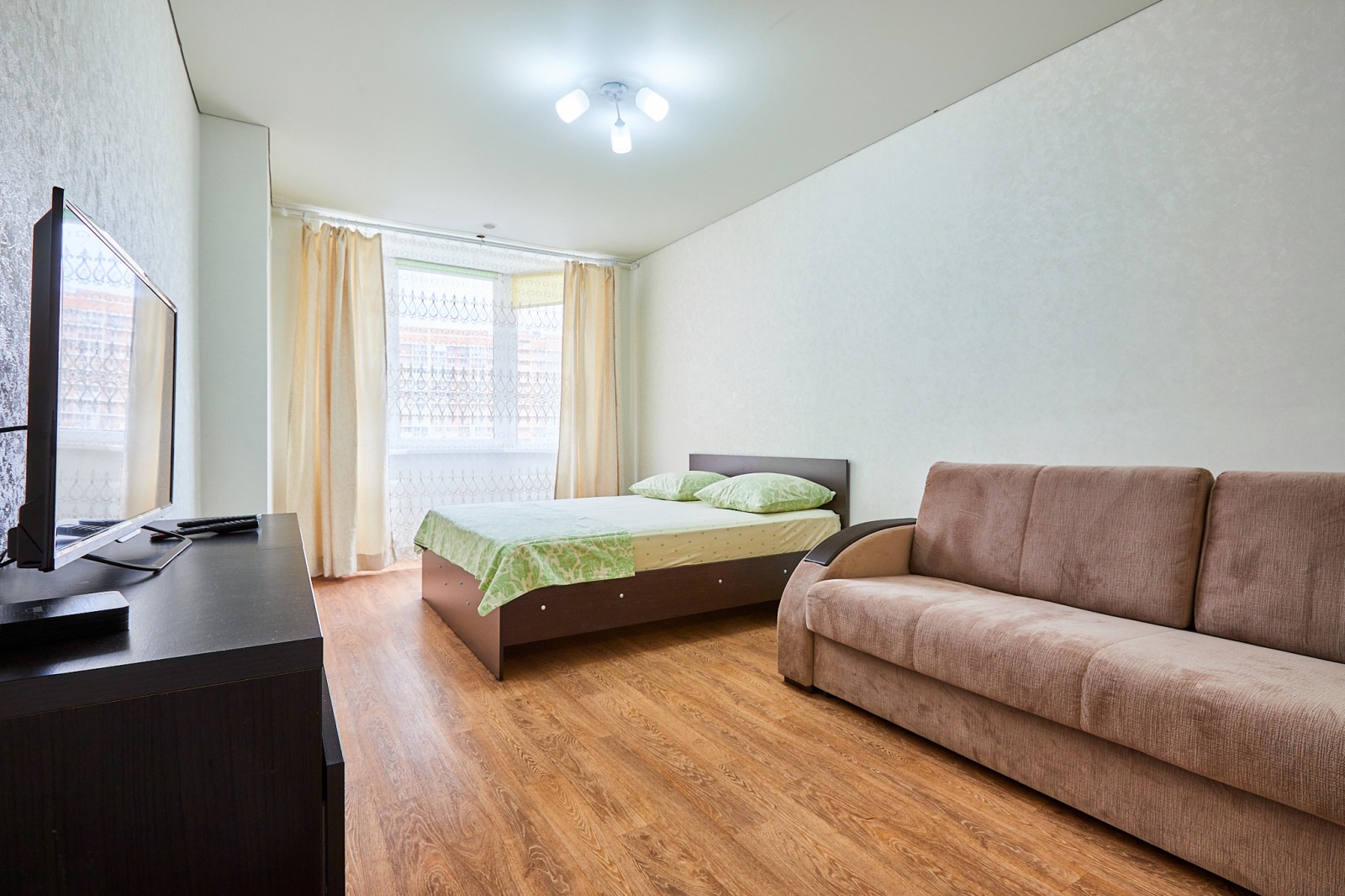 1-к. квартира, 46 м², 2 кровати