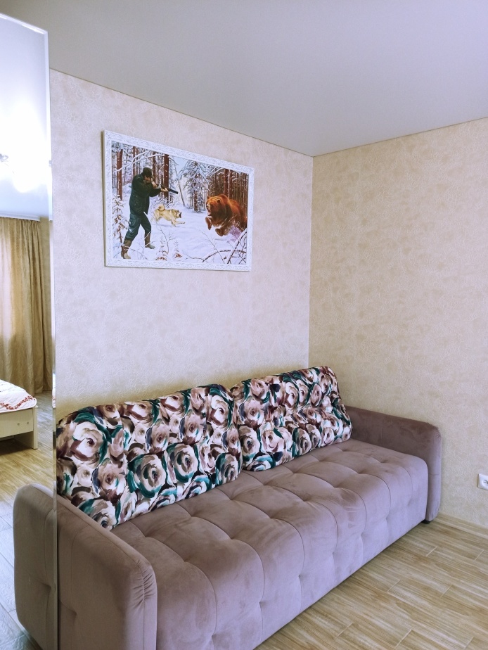 1-к. квартира, 39 м², 2 кровати