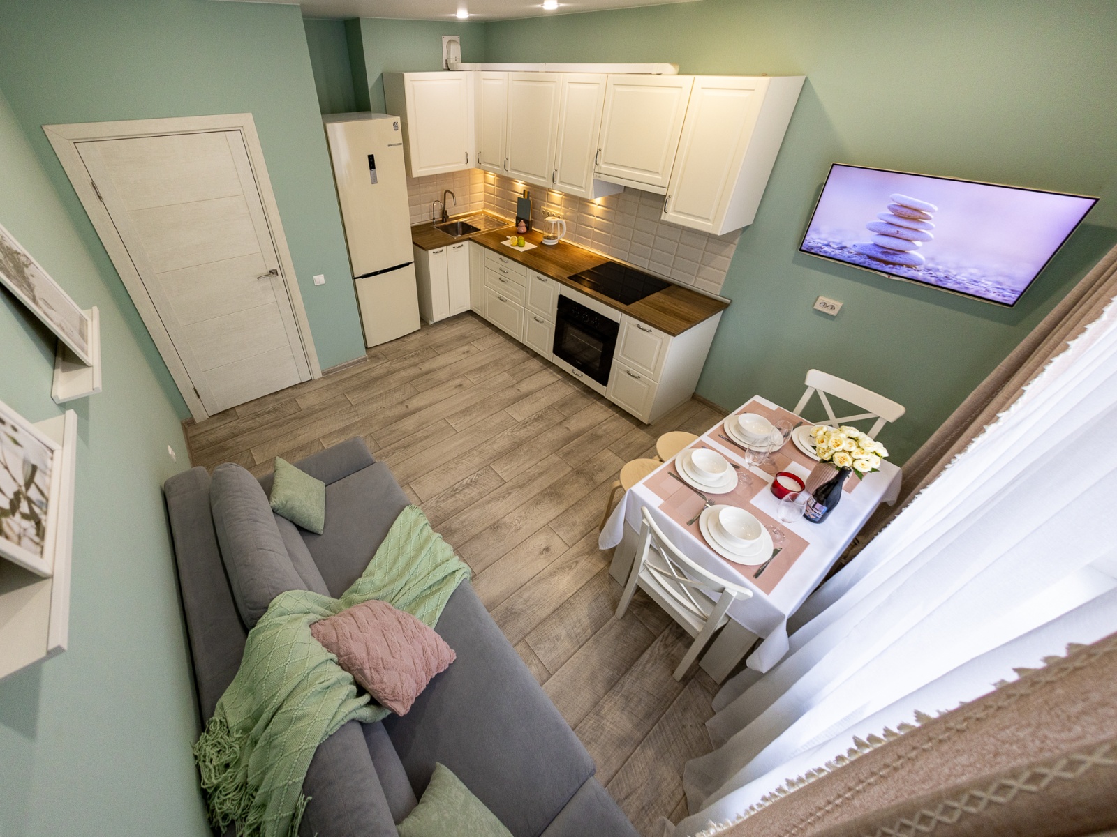 Закатная симфония у Парка Галицкого! 2-комнатная квартира мечта! 