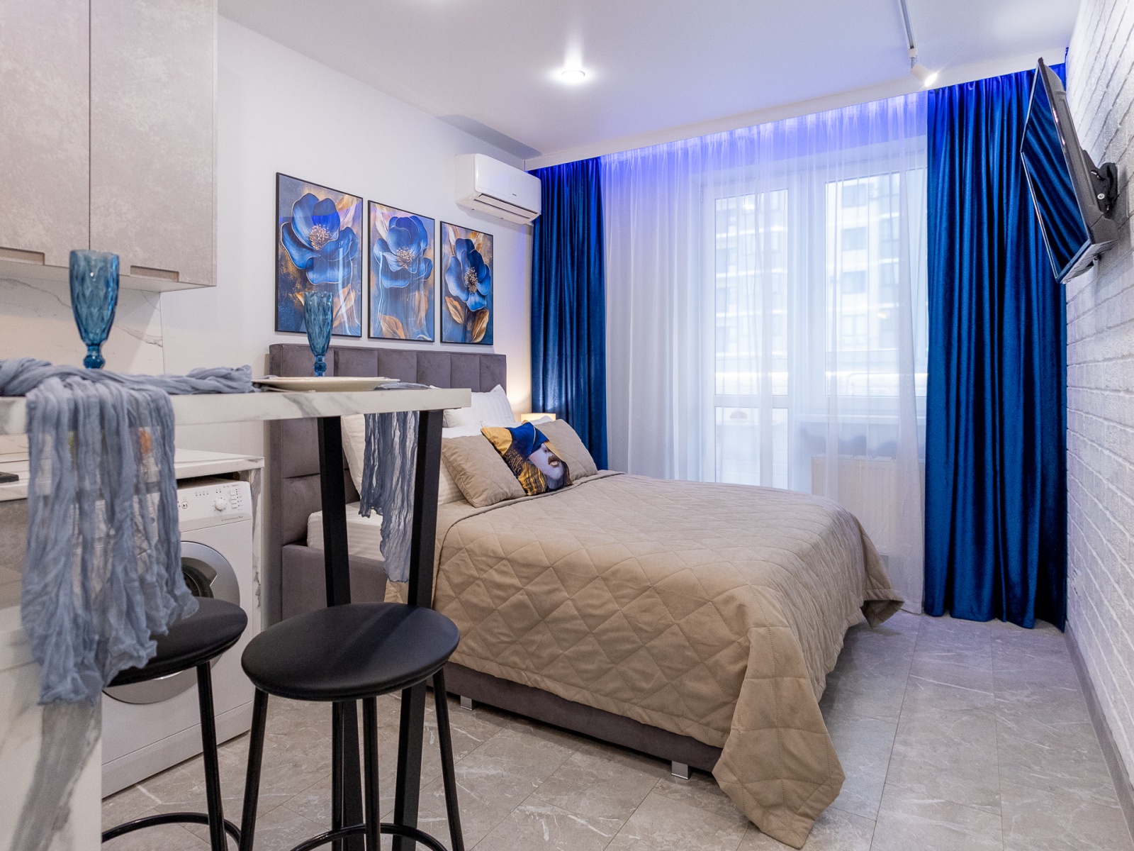 Уютная студия в Краснодаре - Идеальное место для отдыха и романтики! 