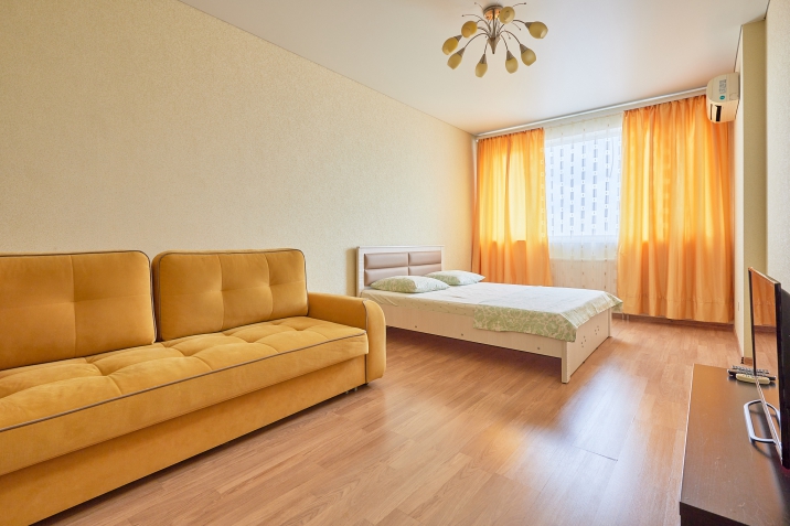 1-к. квартира, 47 м², 2 кровати