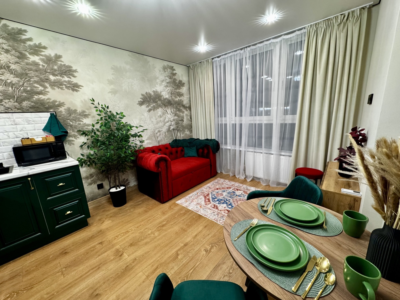 Квартира 1-к. 42 м². «Изумрудная»